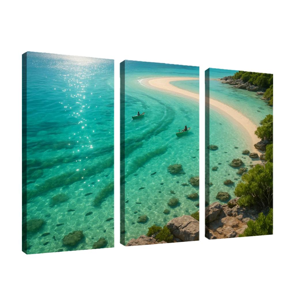 Seagrass Lagoon Kayak And Snorkel Sanctuary oil paintings frame