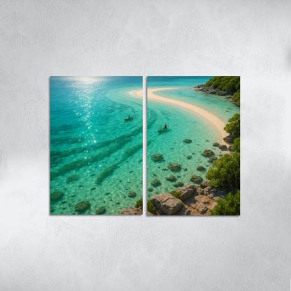 Seagrass Lagoon Kayak And Snorkel Sanctuary oil paintings frame