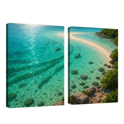 Seagrass Lagoon Kayak And Snorkel Sanctuary oil paintings frame