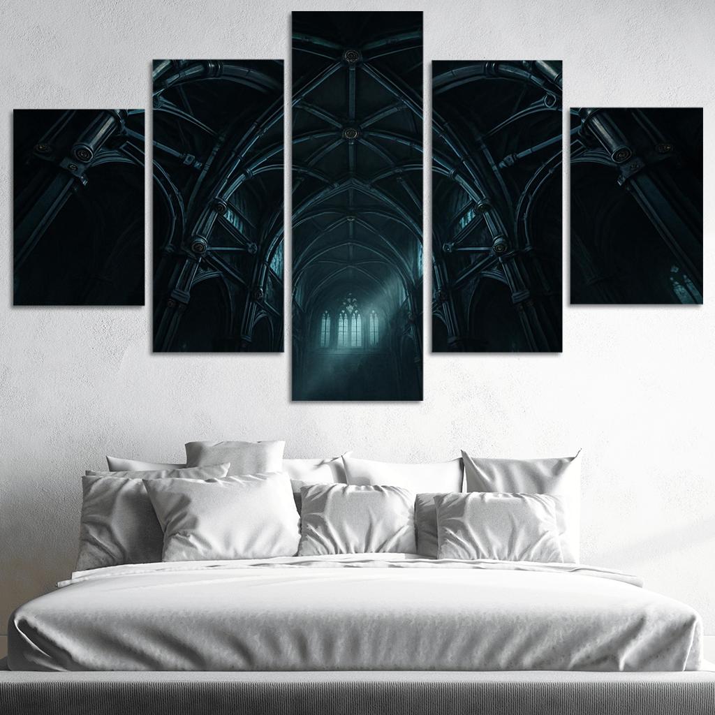 Clockwork Rib Vault Atrium framed paintings