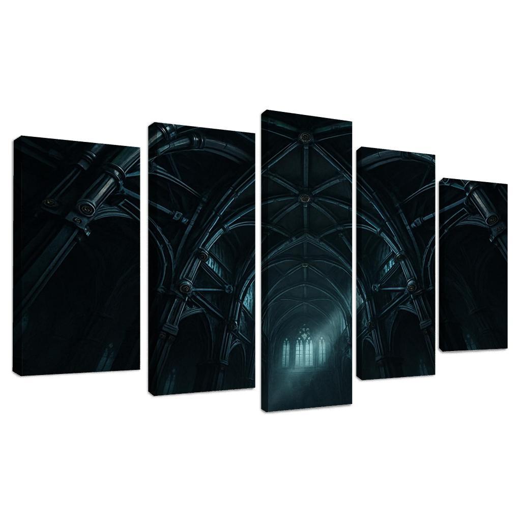 Clockwork Rib Vault Atrium framed paintings