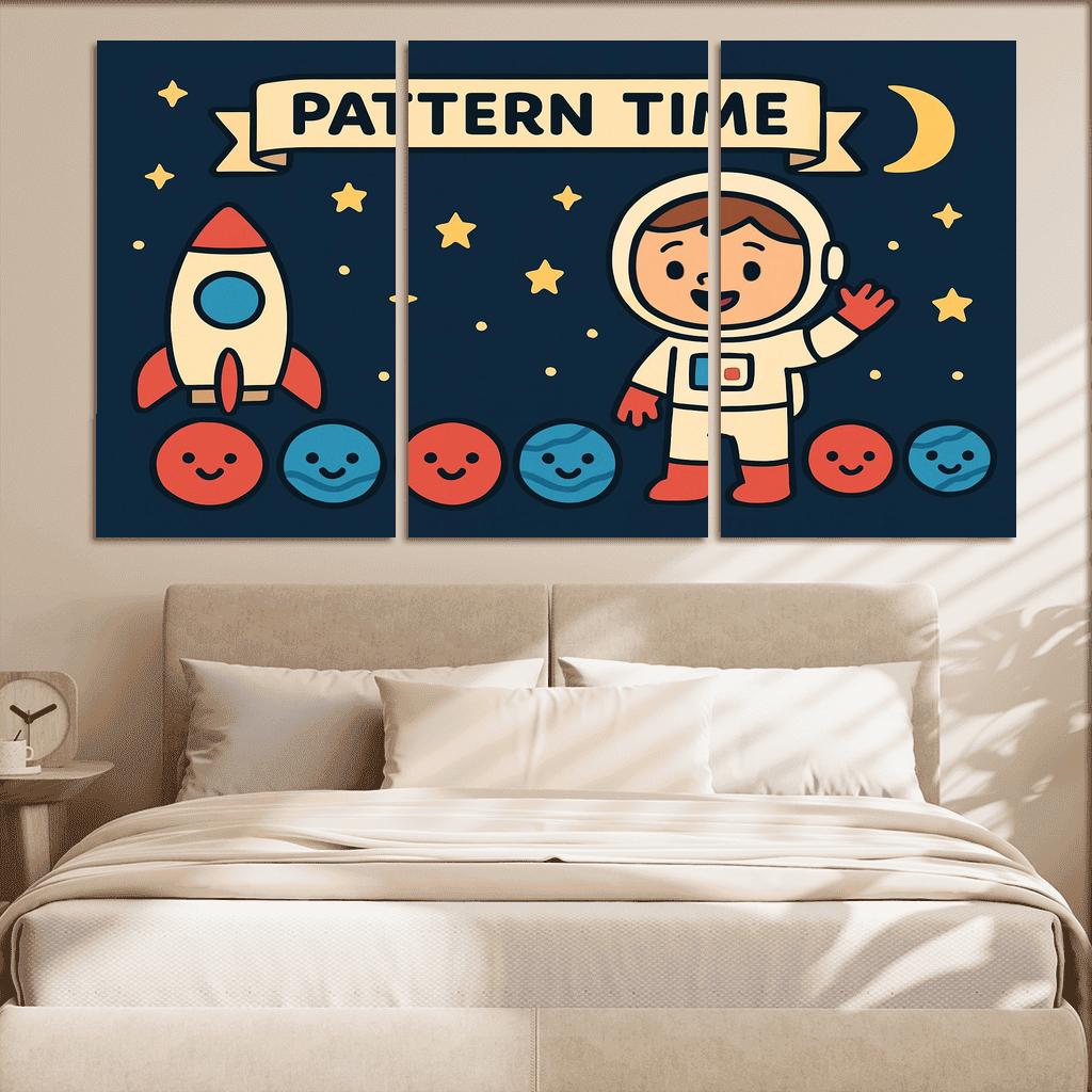 Captain Comet And The Planet Pattern Parade art trends