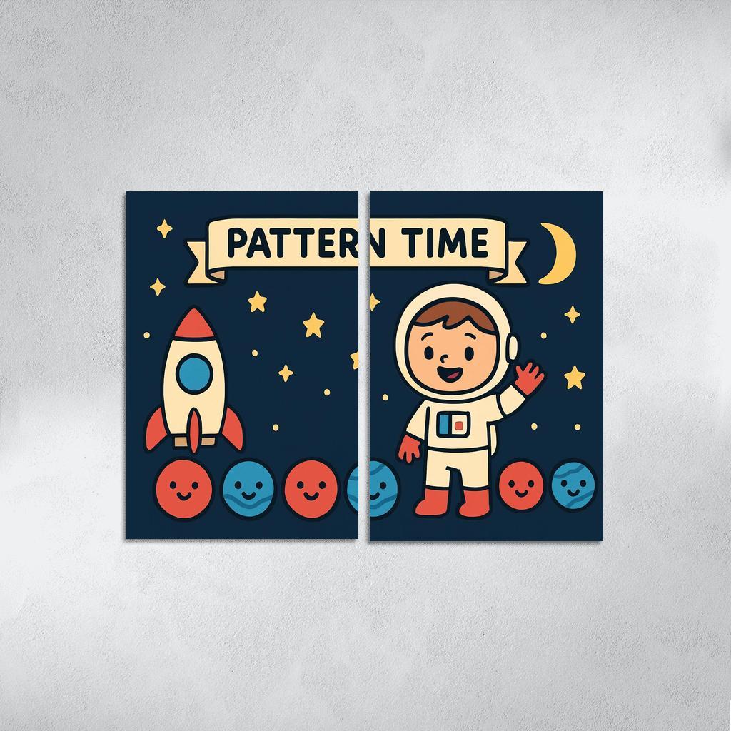 Captain Comet And The Planet Pattern Parade art trends