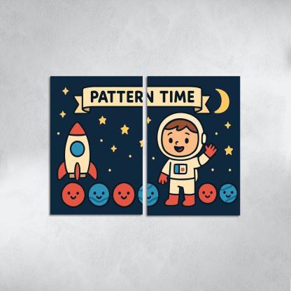 Captain Comet And The Planet Pattern Parade art trends
