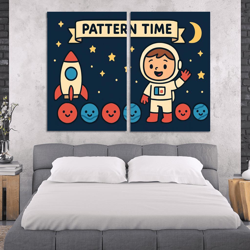 Captain Comet And The Planet Pattern Parade art trends