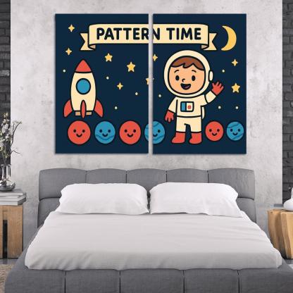Captain Comet And The Planet Pattern Parade art trends