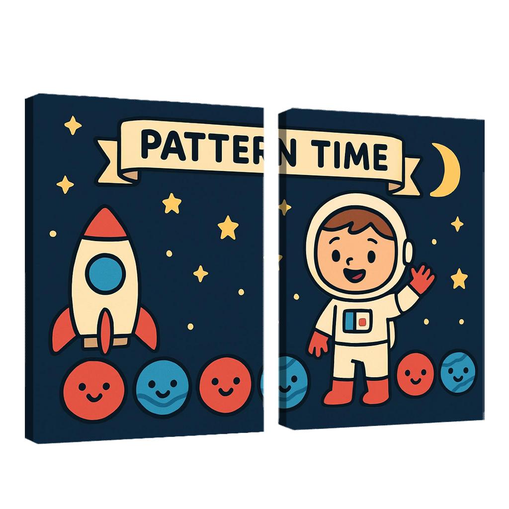 Captain Comet And The Planet Pattern Parade art trends