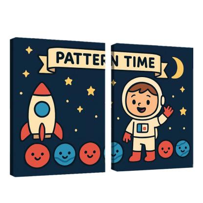 Captain Comet And The Planet Pattern Parade art trends