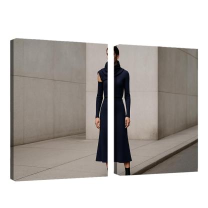 Convertible Sculpted Knit Ensemble canvas paintings frame