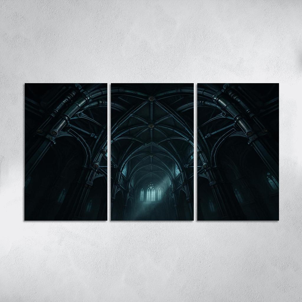Clockwork Rib Vault Atrium framed paintings