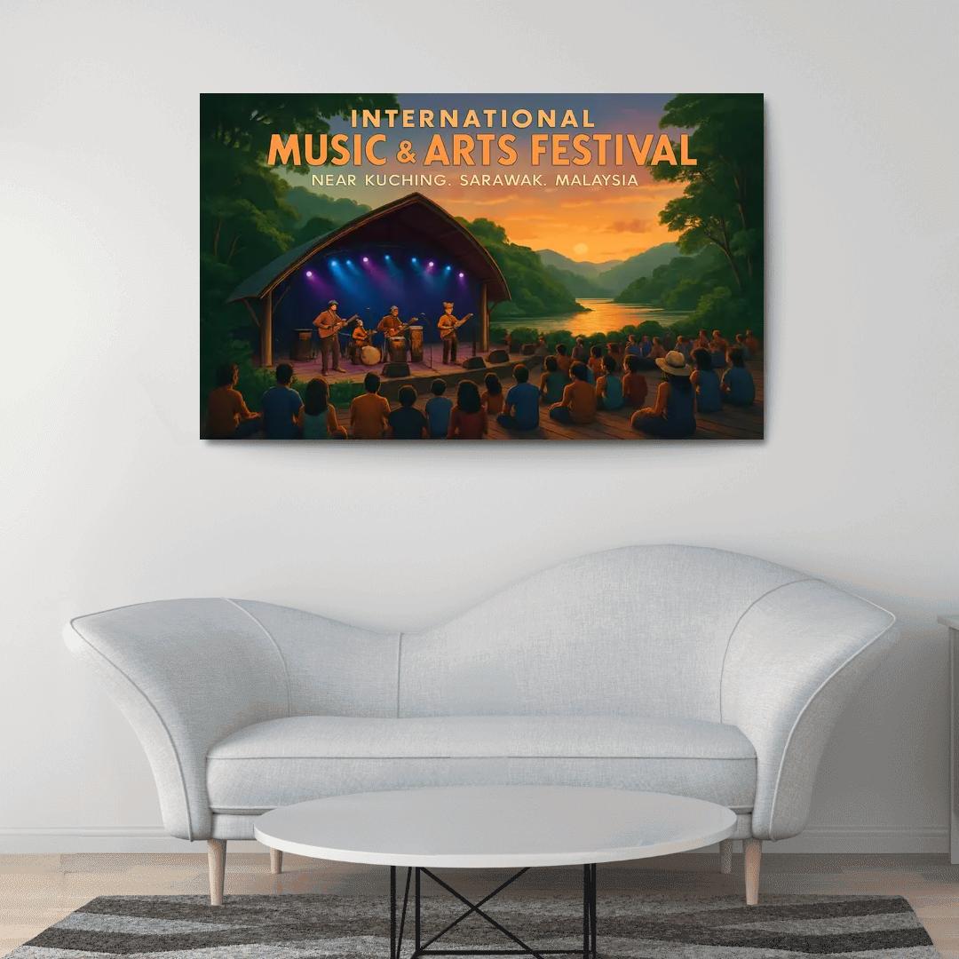 Rainforest World Music Festival - Kuching wall art