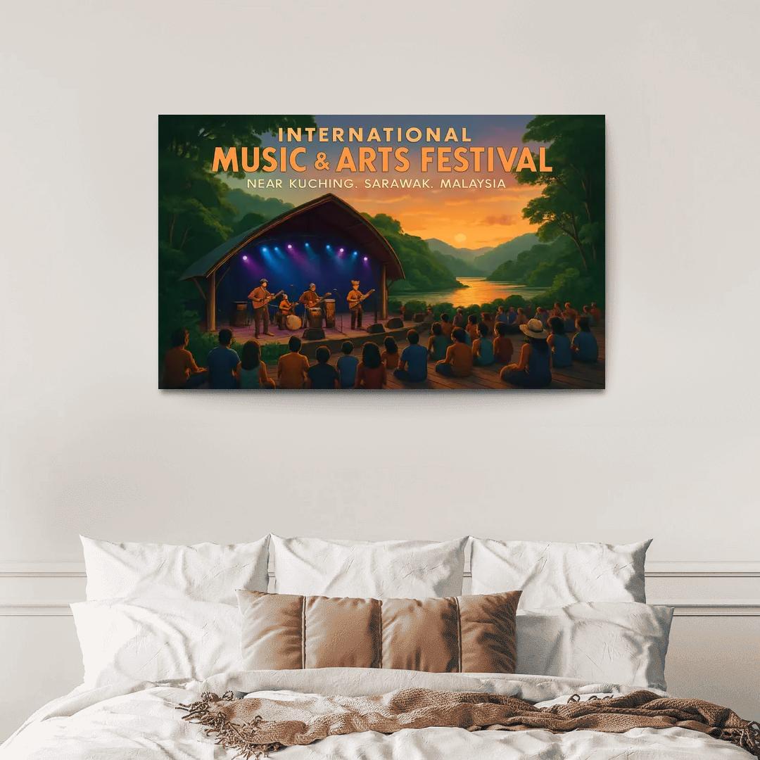 Rainforest World Music Festival - Kuching wall art