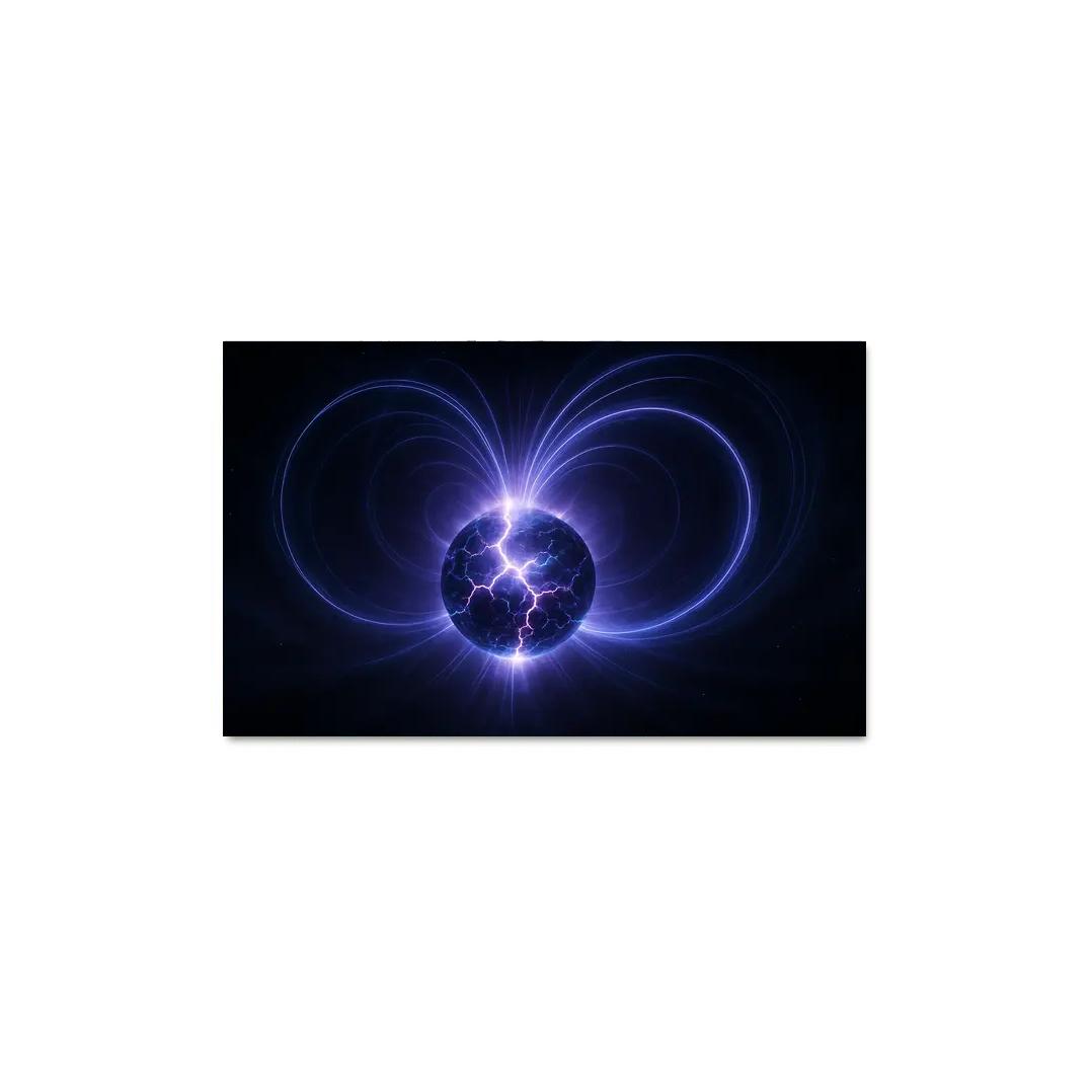 Magnetar Starquake Afterglow oil paintings frame