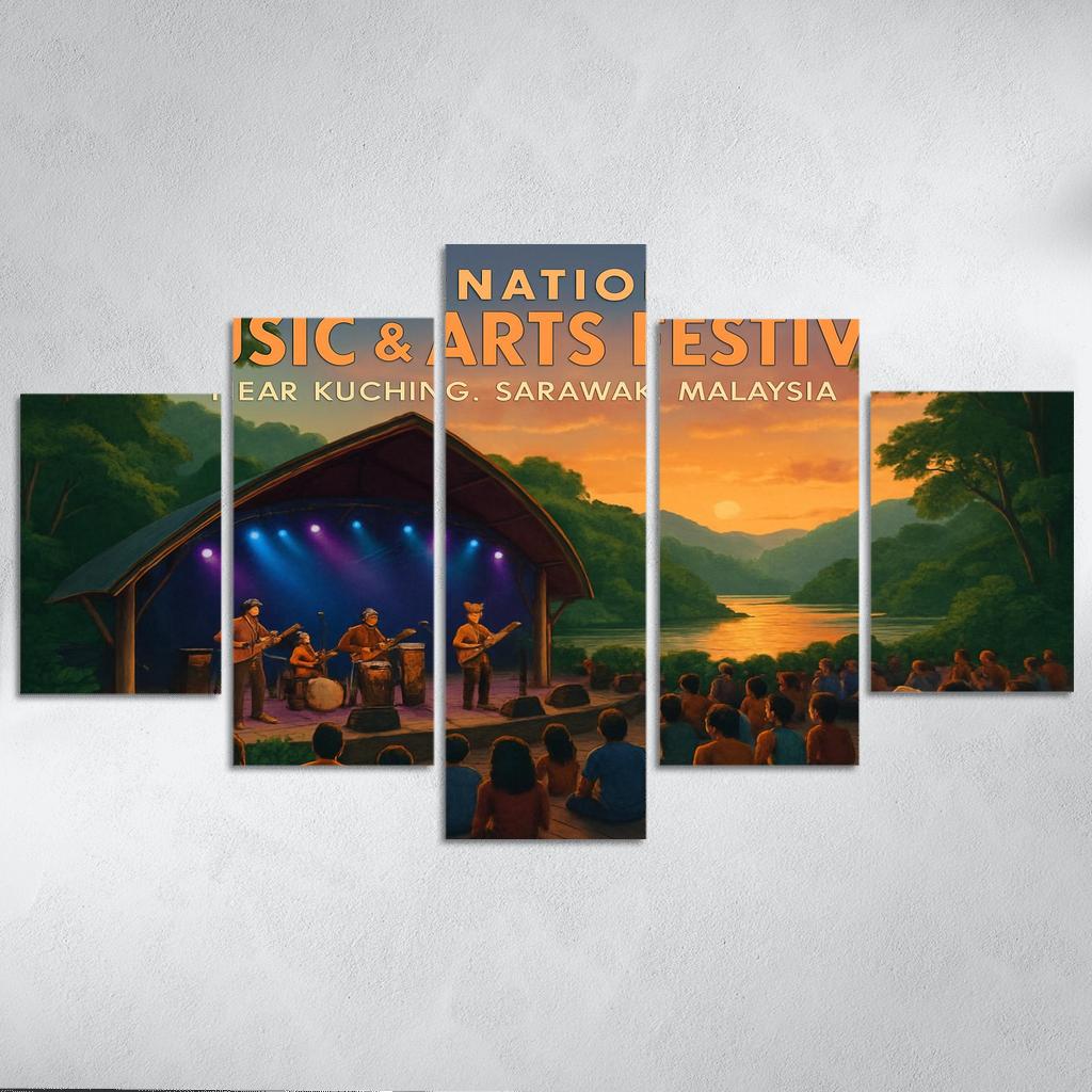 Rainforest World Music Festival - Kuching wall art