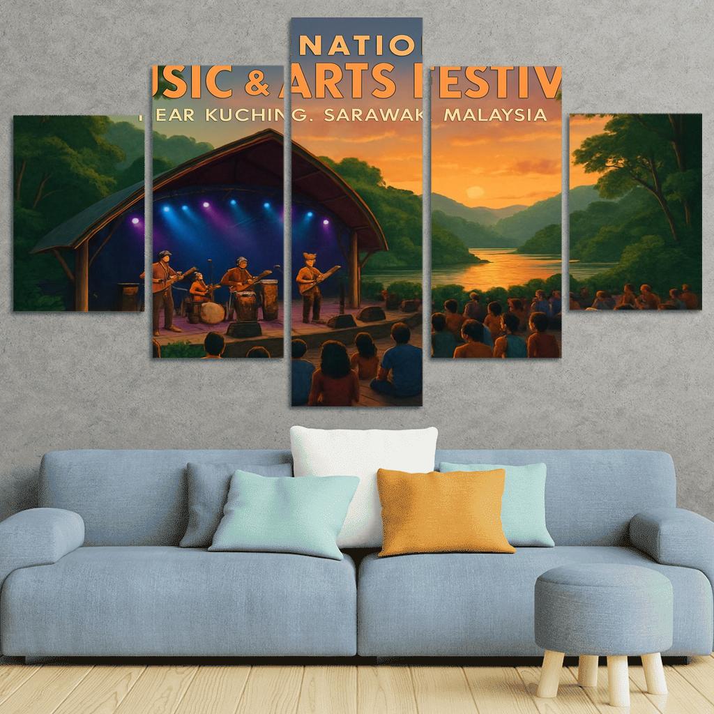 Rainforest World Music Festival - Kuching wall art