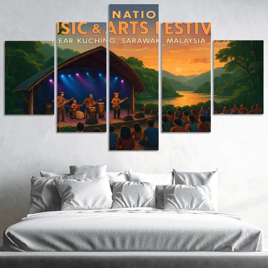 Rainforest World Music Festival - Kuching wall art