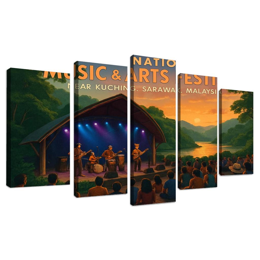 Rainforest World Music Festival - Kuching wall art