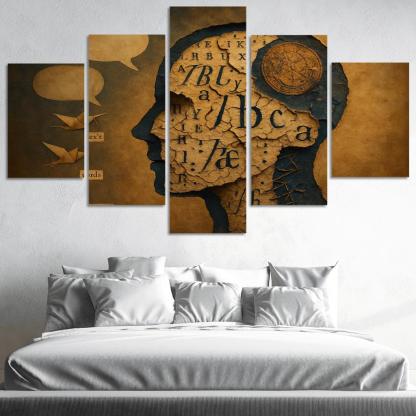 The Archive Of Vanishing Tongues custom paintings frame