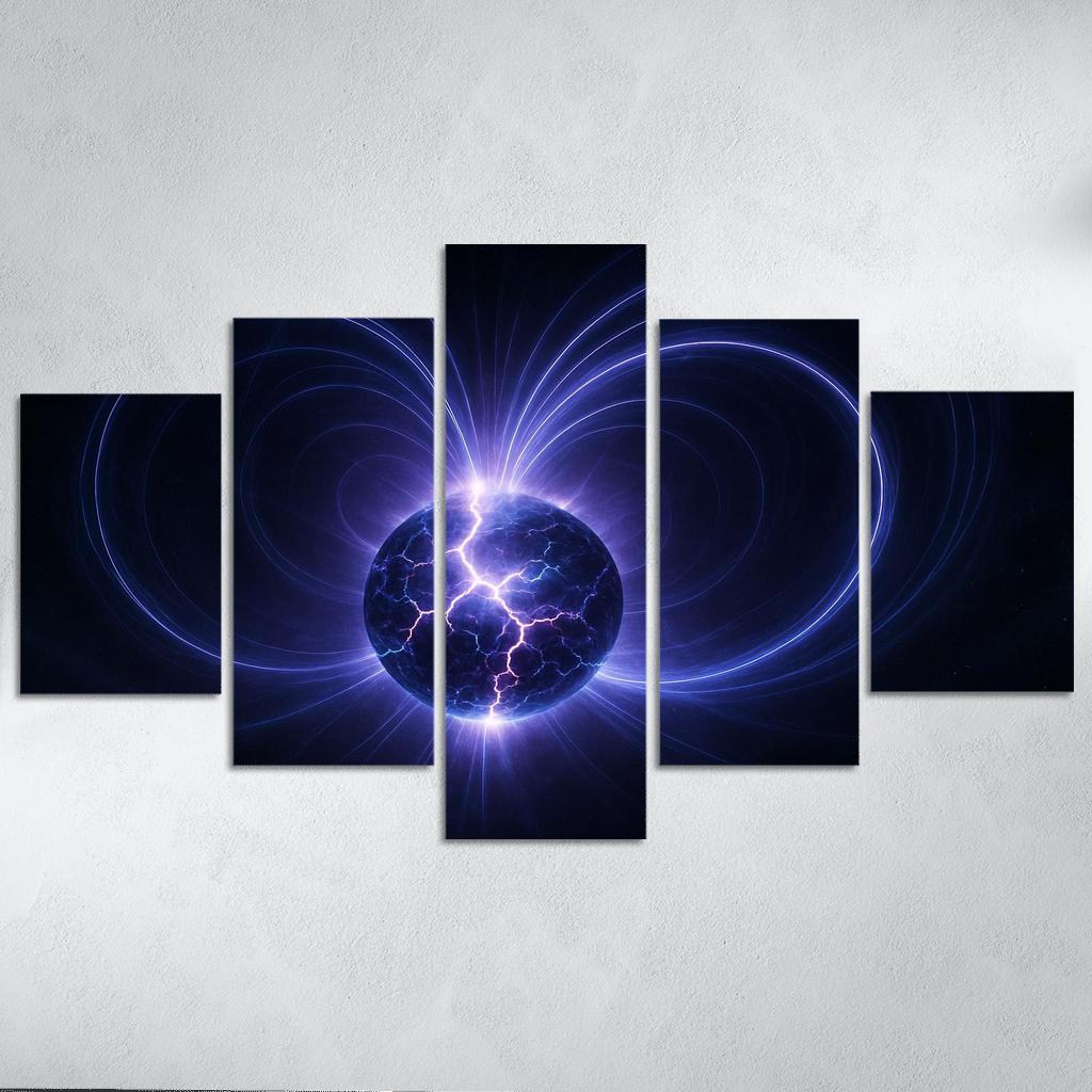 Magnetar Starquake Afterglow oil paintings frame