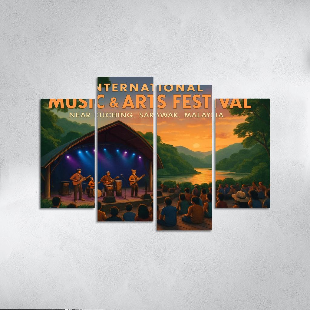 Rainforest World Music Festival - Kuching wall art
