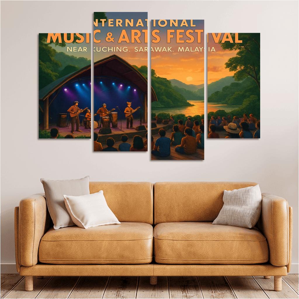 Rainforest World Music Festival - Kuching wall art