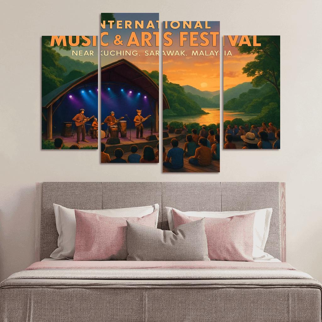 Rainforest World Music Festival - Kuching wall art