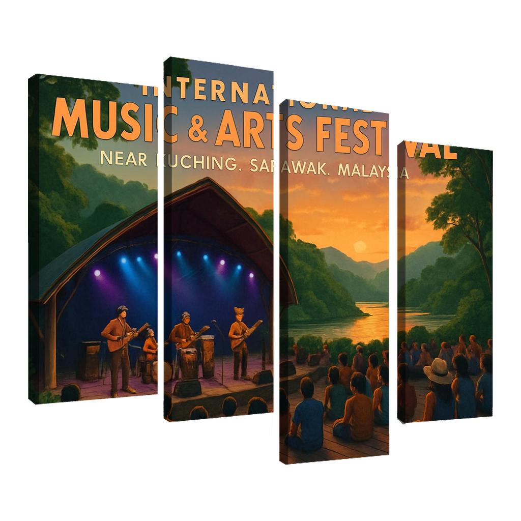 Rainforest World Music Festival - Kuching wall art