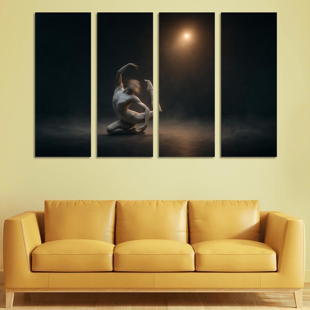 Butoh Reverie The Slow Theatre Of Transformation framed paintings