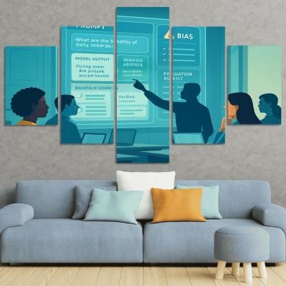 Ethical Prompt Engineering And AI Literacy custom paintings frame