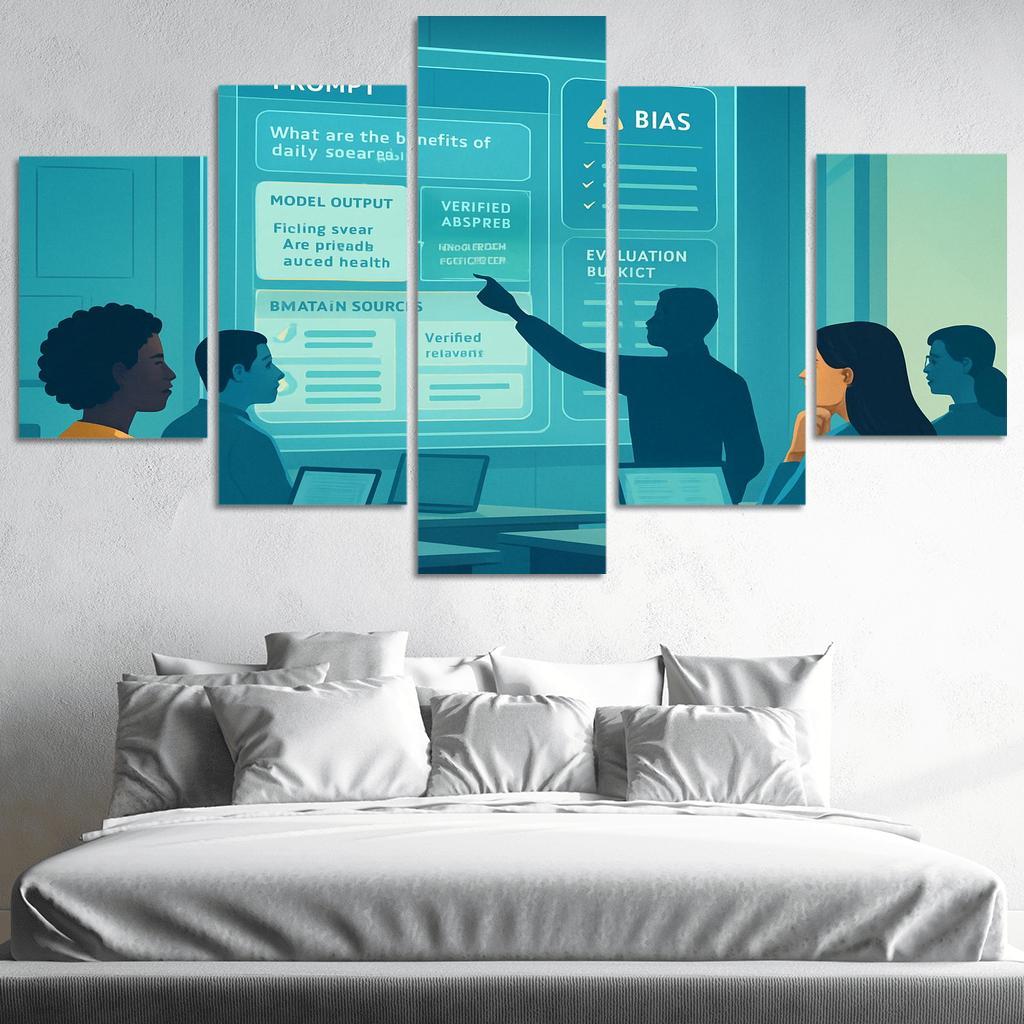 Ethical Prompt Engineering And AI Literacy custom paintings frame