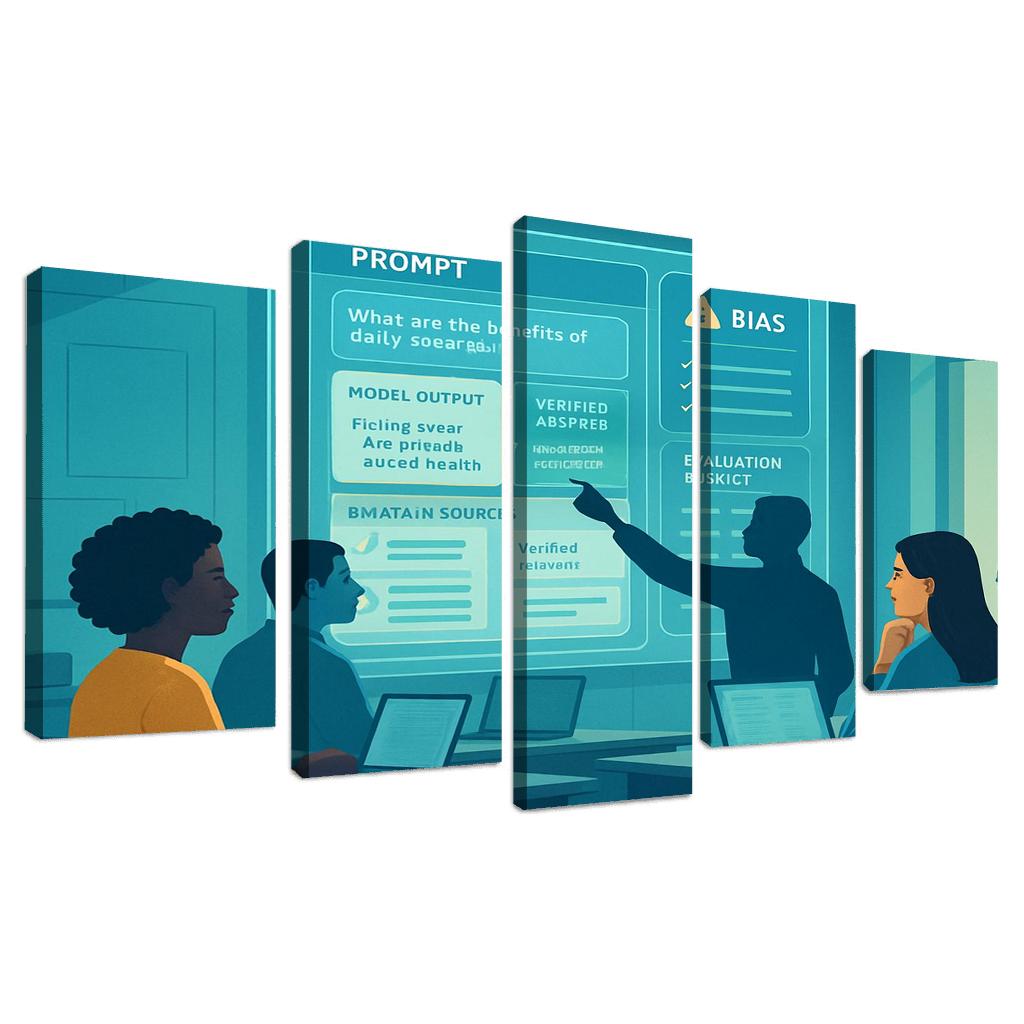 Ethical Prompt Engineering And AI Literacy custom paintings frame