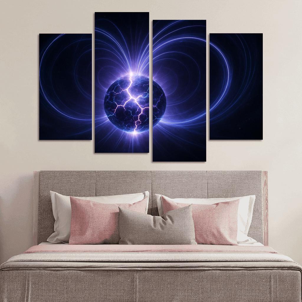 Magnetar Starquake Afterglow oil paintings frame