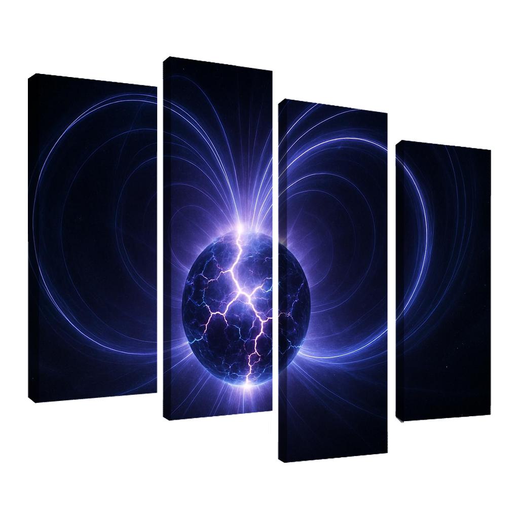 Magnetar Starquake Afterglow oil paintings frame