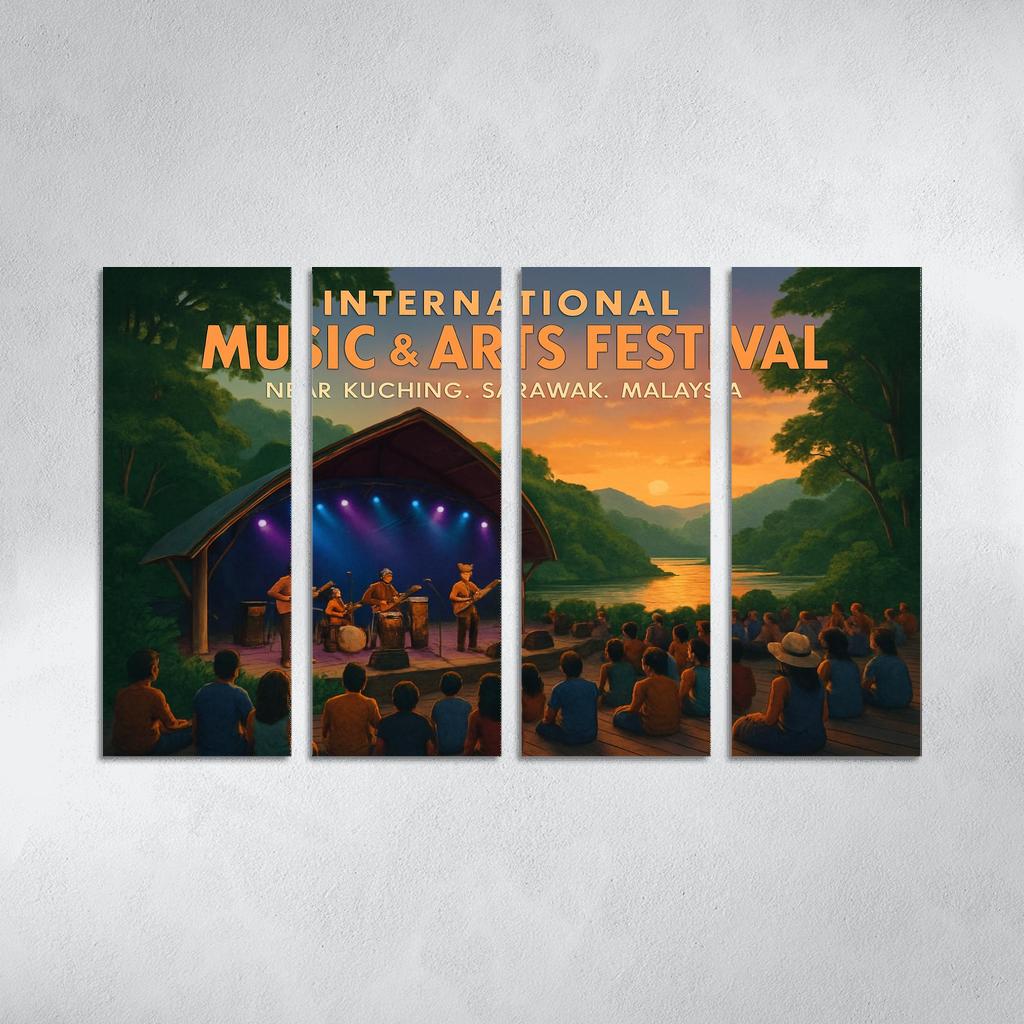 Rainforest World Music Festival - Kuching wall art