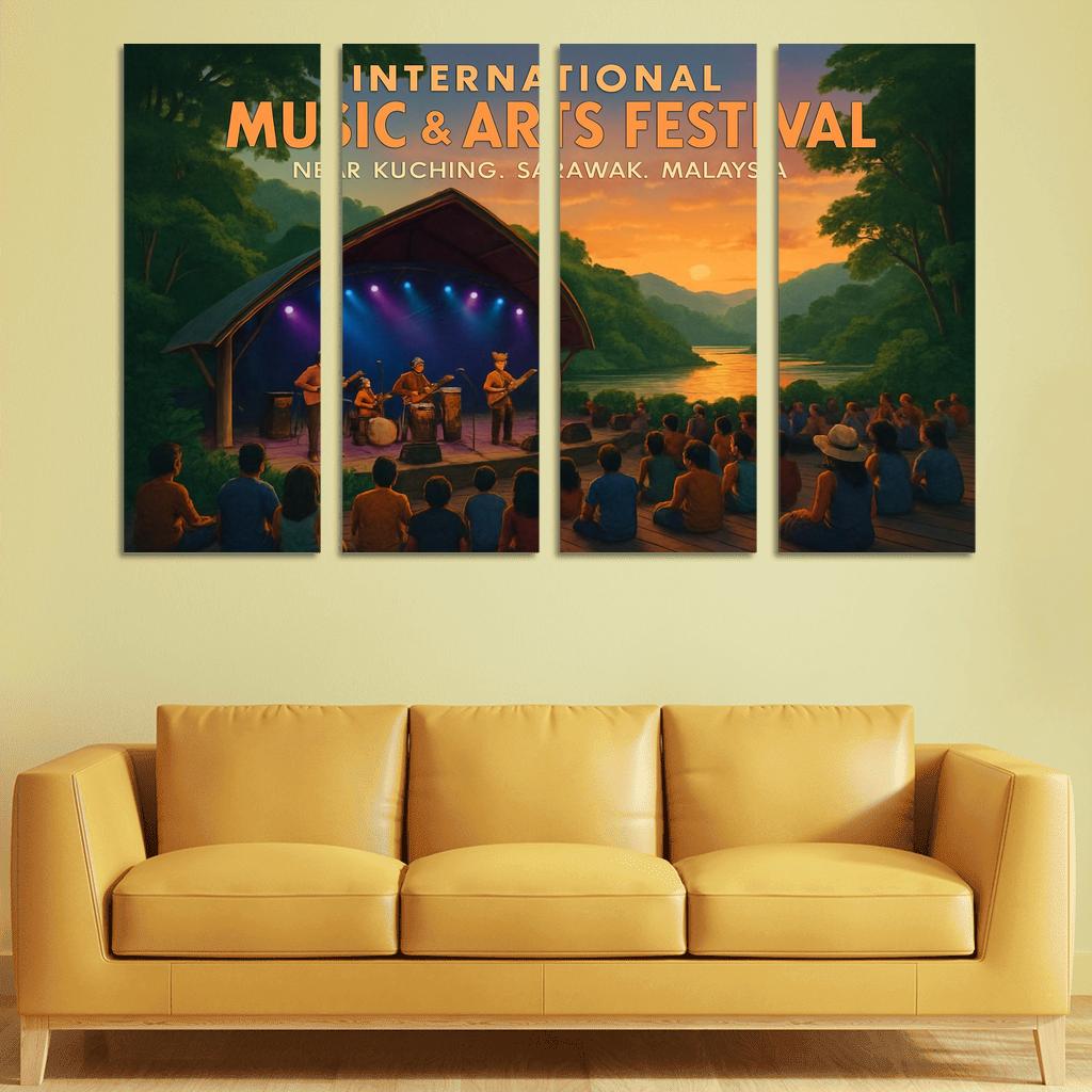 Rainforest World Music Festival - Kuching wall art