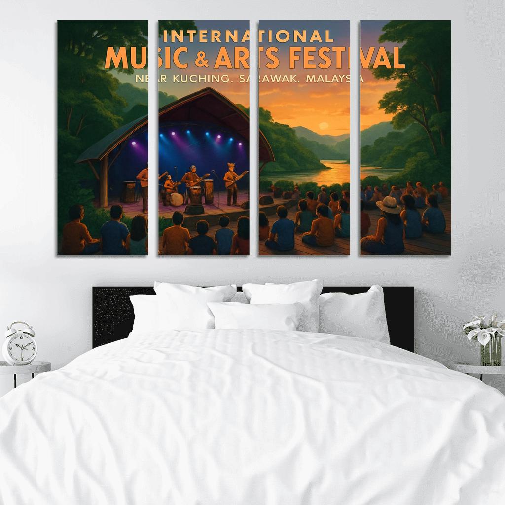 Rainforest World Music Festival - Kuching wall art