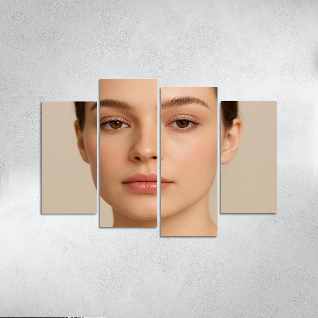 Ceramic Skin Veil Makeup canvas paintings frame
