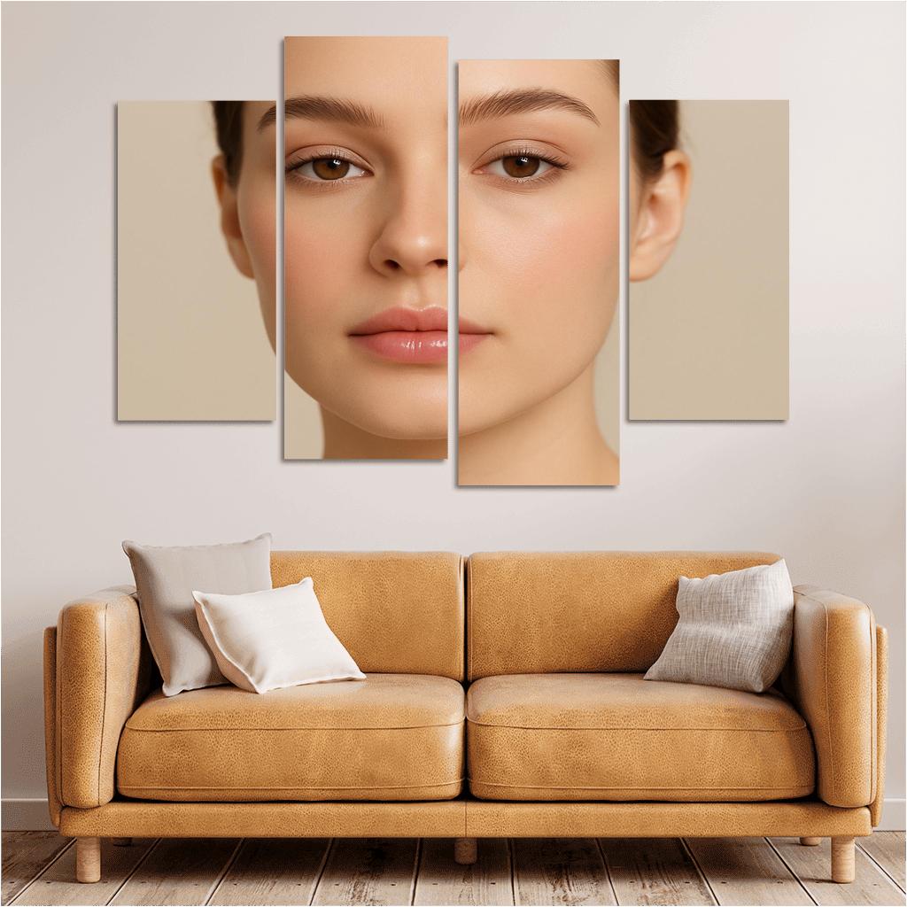 Ceramic Skin Veil Makeup canvas paintings frame
