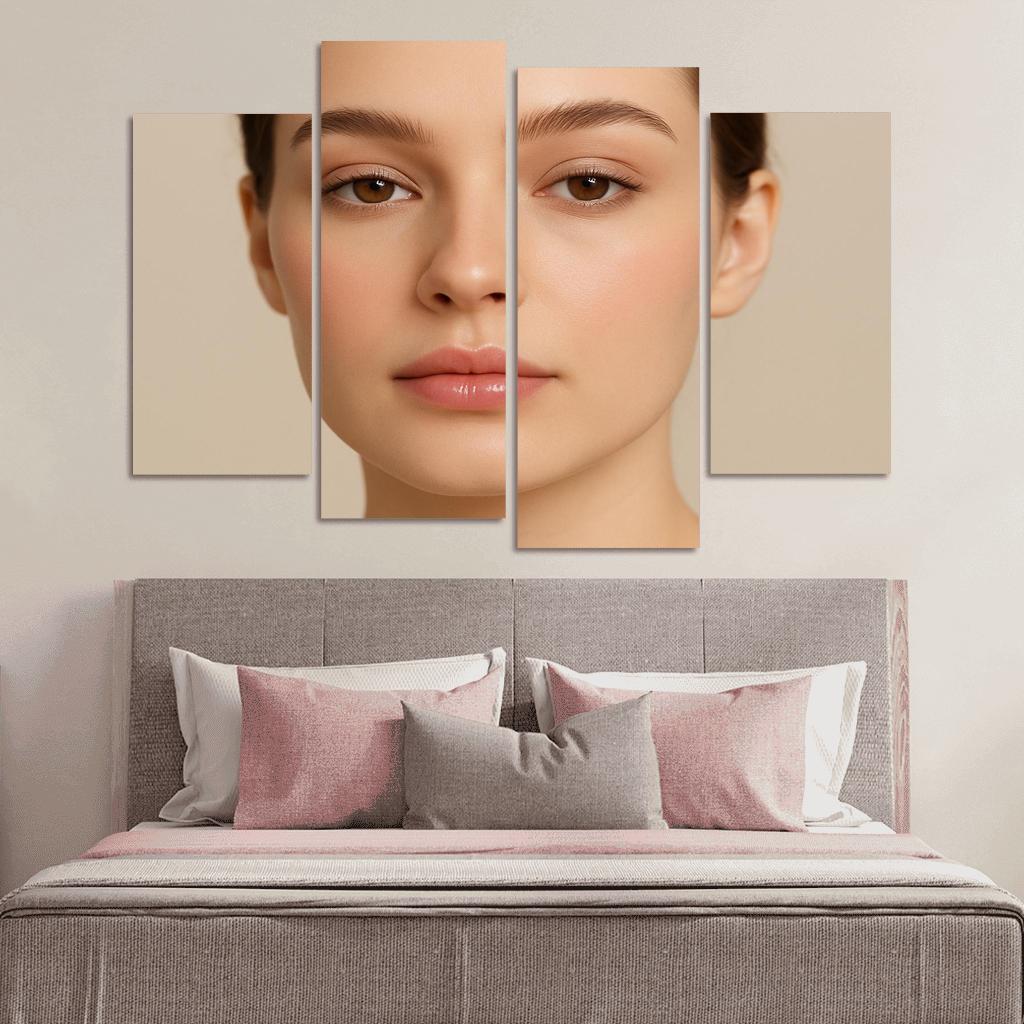 Ceramic Skin Veil Makeup canvas paintings frame