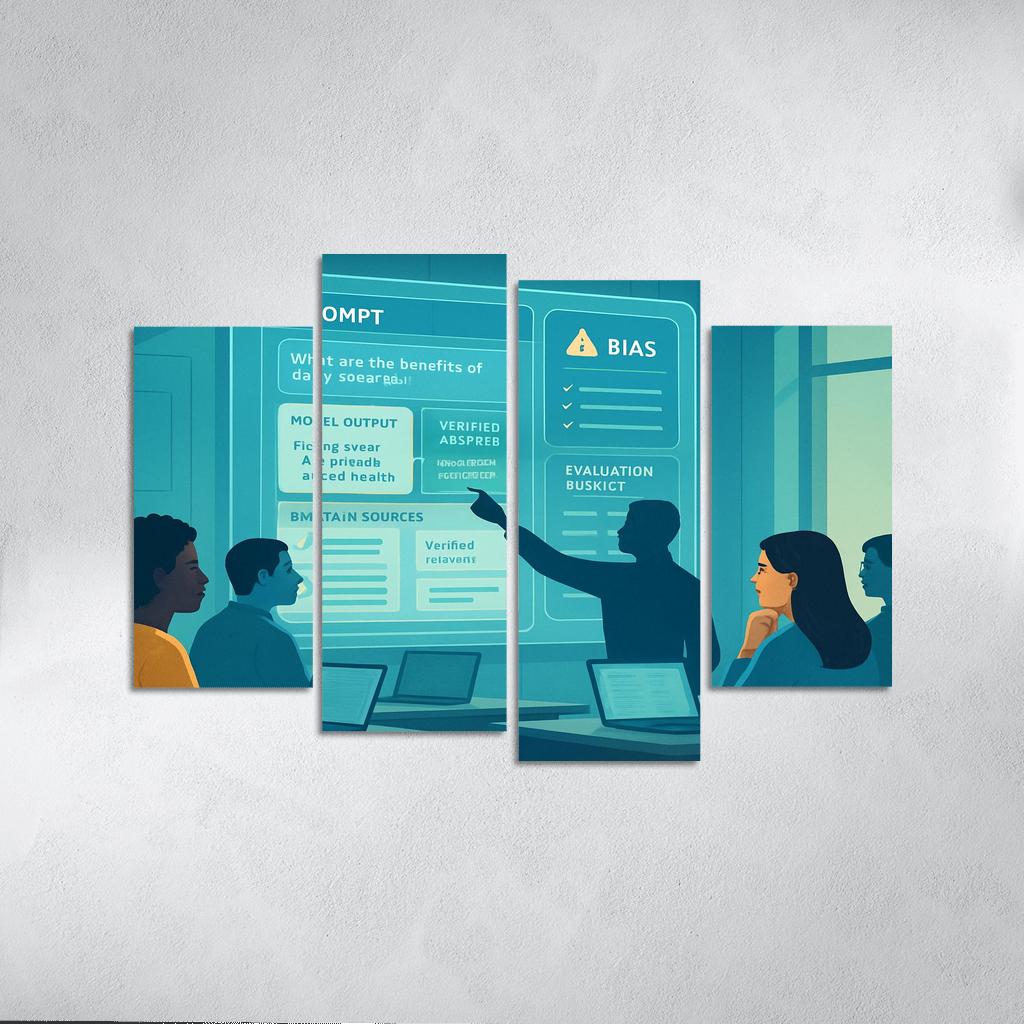 Ethical Prompt Engineering And AI Literacy custom paintings frame