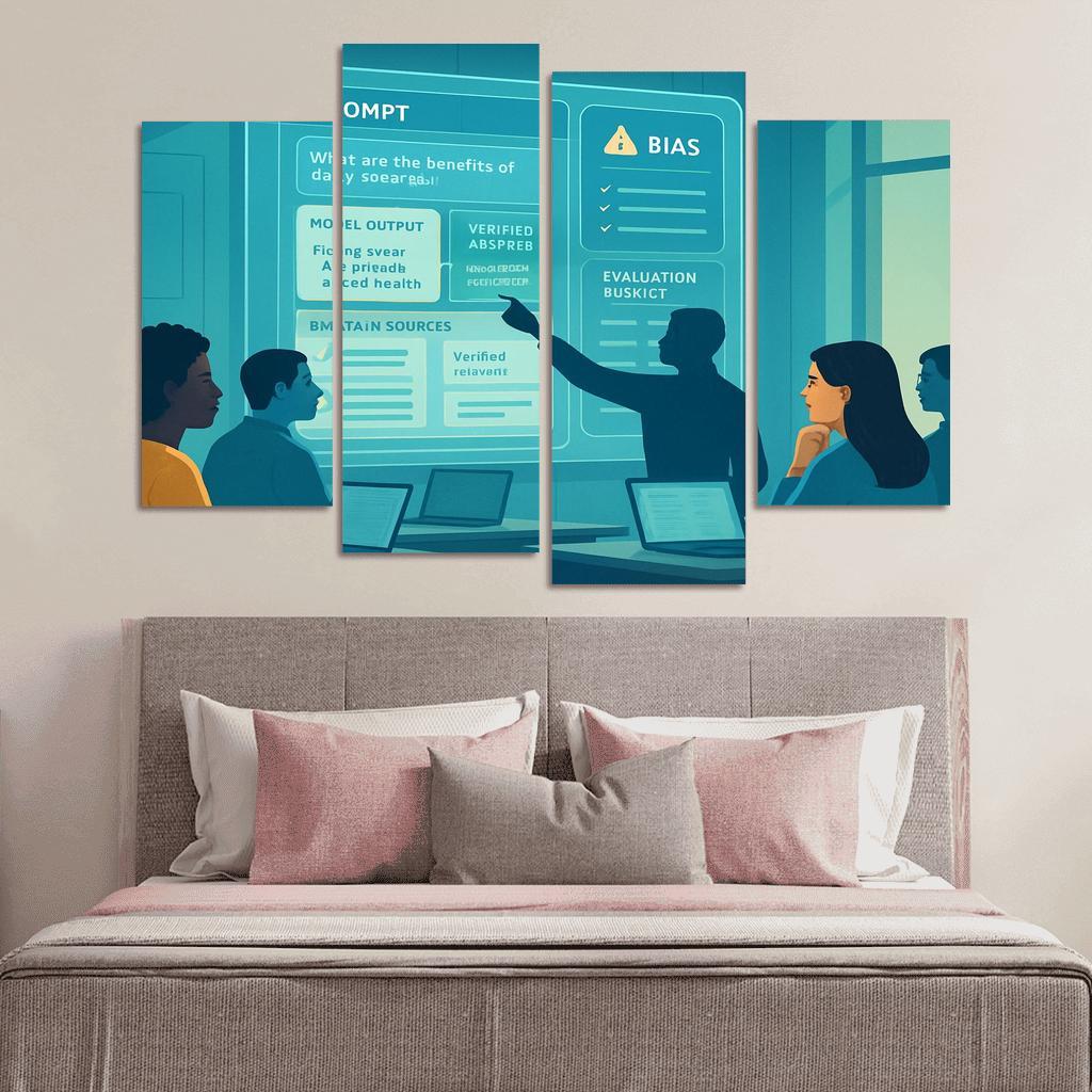 Ethical Prompt Engineering And AI Literacy custom paintings frame