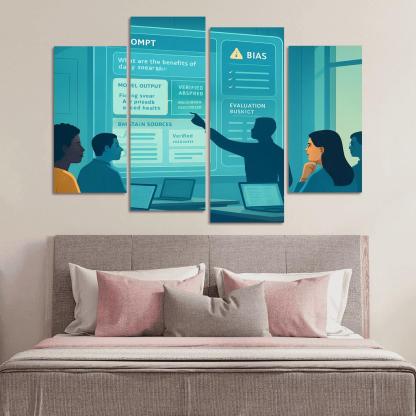 Ethical Prompt Engineering And AI Literacy custom paintings frame