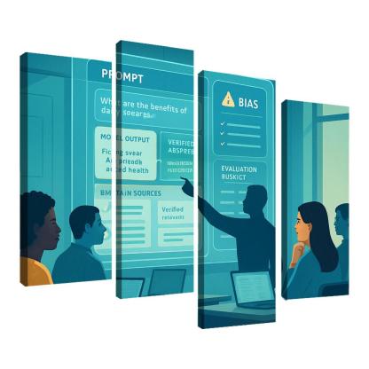 Ethical Prompt Engineering And AI Literacy custom paintings frame