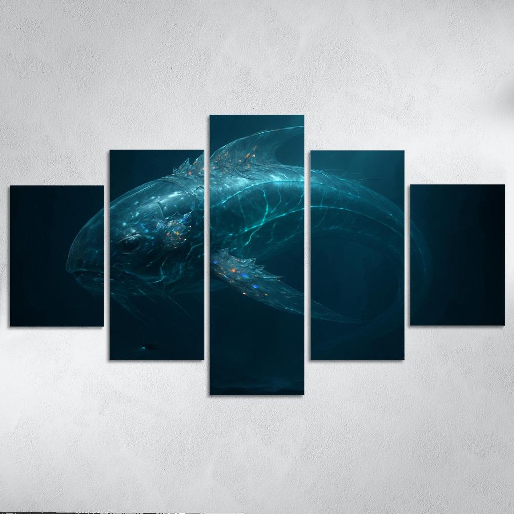 The Tideglass Leviathan wall art