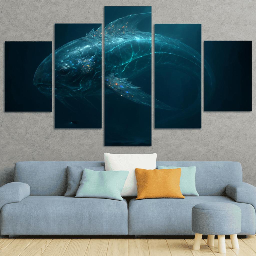 The Tideglass Leviathan wall art