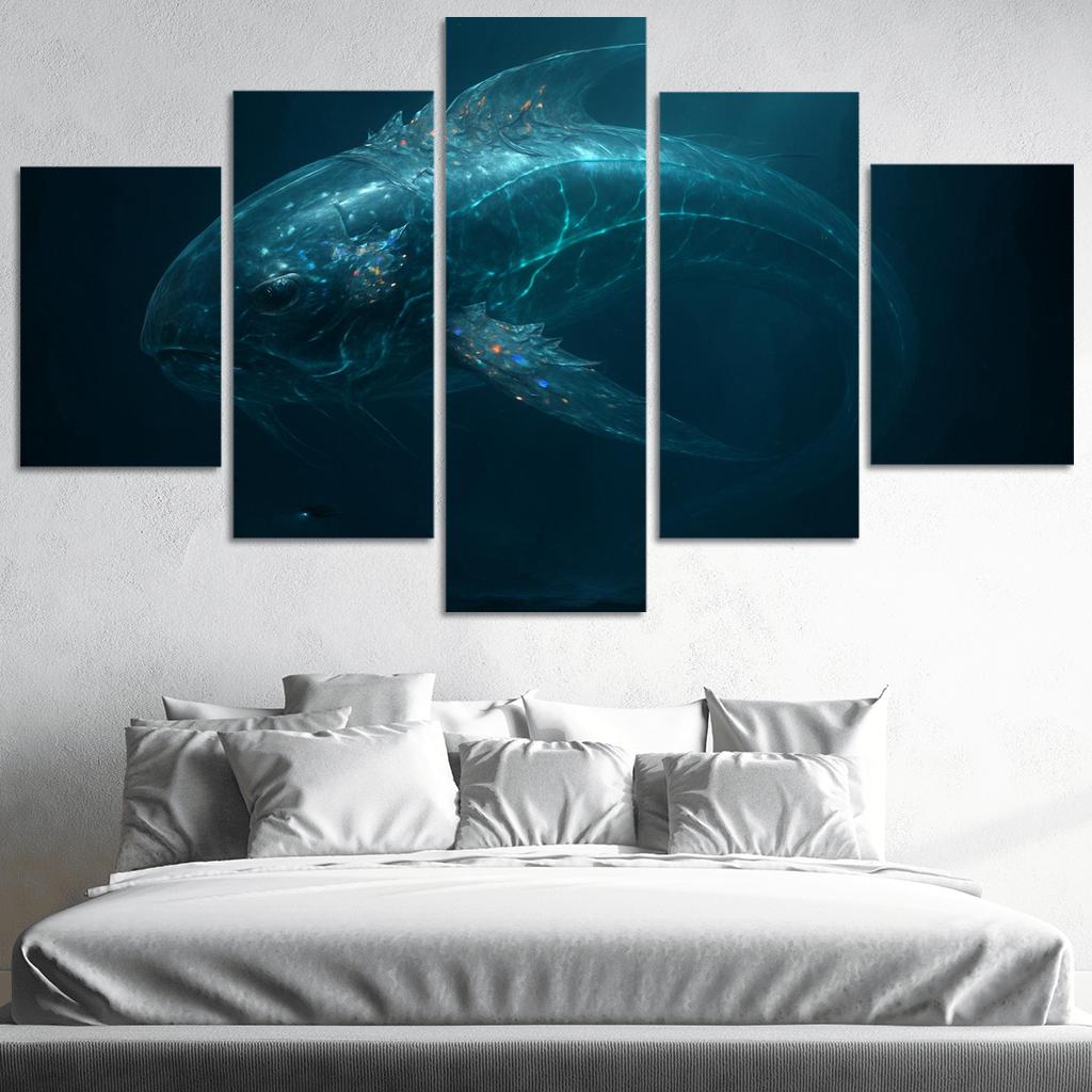 The Tideglass Leviathan wall art