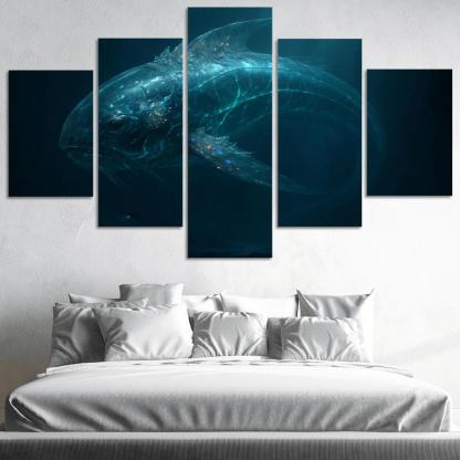 The Tideglass Leviathan wall art