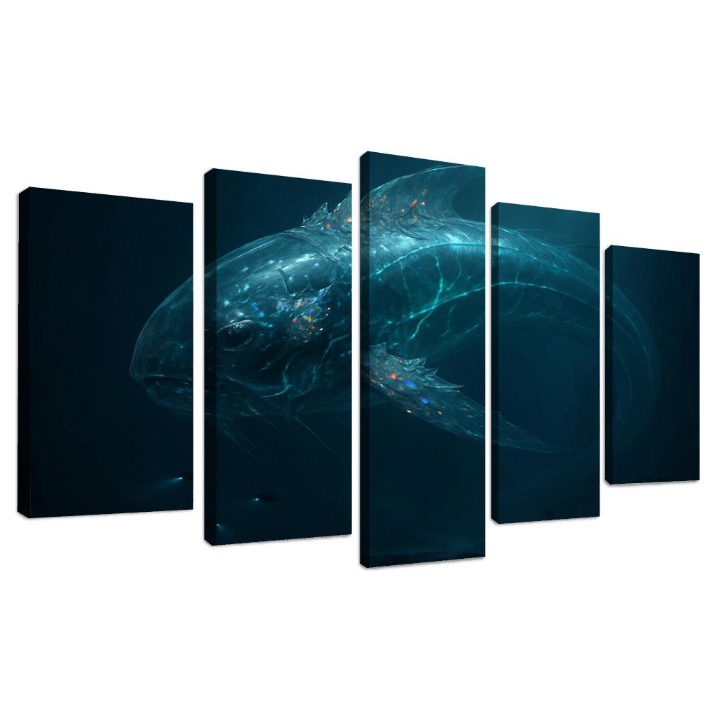 The Tideglass Leviathan wall art