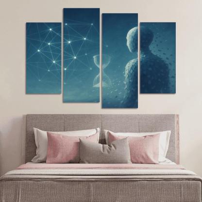 Lattice Of Whispered Possibilities premium artwork frames