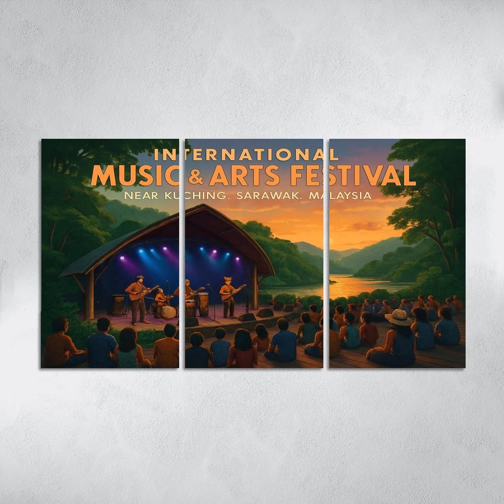 Rainforest World Music Festival - Kuching wall art